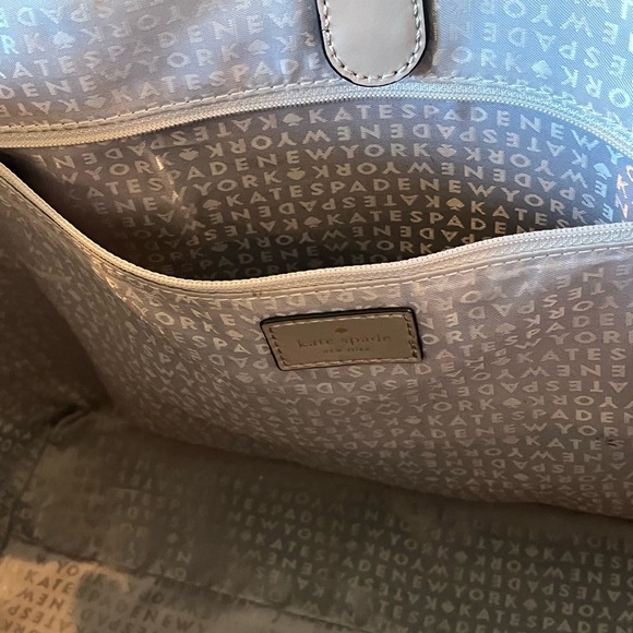 Kate Spade Gray Tote with Owl Accent